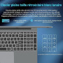 PC Portable 15,6 Pouces 16Go RAM 512Go SSD Celeron N5095, Ordinateur Portable FHD 1920x1080, WiFi Bluetooth, Lecteur d’Empreinte