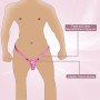 B2-Ceinture de chasteté Set de 4 cockrings Rose Sissy Sex Toy Cage de chasteté Cage de chasteté respirante avec Invisible Lock D