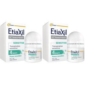 ETIAXIL - Déodorant Détranspirant - Traitement Transpiration Excessive - Aisselles - Peaux Sensibles - Efficacité 4 jours -15 ml
