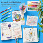 Laconile 240 Stylos Gel pour Coloriage Adulte – Pointe Fine 0,6 mm – Gel Pen pour Scrapbooking, Dessin, Écriture, Griffonnage, J