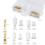 480PCS 2.8mm Automobile Connecteur Kit 2 3 4 6 Connecteur Électrique Moto | Broches Automobile Fil Électrique Connecteurs Kit po