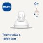 MAM Kit de biberon anti-coliques 160 ml avec tétine taille 1 à partir de la naissance//avec sucette MAM en silicone 0-6