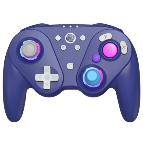Oniverse Manette sans fil pour Switch/Switch 2/Gamecube/PC/Mobile, Autonomie 13h, Joysticks et gâchettes Hall Effect, Gyroscope,