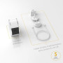 somfy 2401507 - Indoor Camera, Caméras avec volet motorisé, Compatible : Alexa, Google Home et Tahoma, Vision Nocturne, Détectio