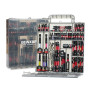 Geinxurn Lot de 99 Embouts de Vissage (Torx, Cruciforme, PZ, Hex, SL), en Acier S2 Magnétique, avec Porte-embout, Adaptateur, Cl