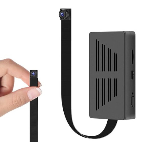 Biddsgg Caméra Espion Mini caméra HD 1080P Portable Caméra Cachée avec Ddétecteur de Mouvement pour la Surveillance Complète à l