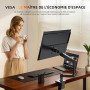 UPERFECT Écran Portable 4K 24" QLED, 400 Nits 145% sRGB Grand Écran | 3840 × 2160 UHD | USB-C et HDMI | Compatible VESA et Socle