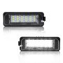 DYNVEX 2 Pièces LED Éclairage plaque immatriculation pour V-W Golf 4 5 6 MK4 MK5 MK6 Pass-at Polo Eos Scirocco, [Can-bus sans er