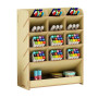 Hggzeg Boîte de rangement en bois multifonction pour stylos à la maison, au bureau et à l’école Érable blanc.