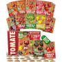 ZenGreens® Kit de Graines de Tomate bio - 20 variétés anciennes - Semences | pour salades & sauces, de doux à aromatique, idée c