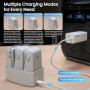 LKTOP Hub de charge parallèle à rabat de 65 W pour chargeur de batterie DJI Flip Drone, bloc d'alimentation USB-C ultra rapide,