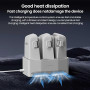 LKTOP Hub de charge parallèle à rabat de 65 W pour chargeur de batterie DJI Flip Drone, bloc d'alimentation USB-C ultra rapide,
