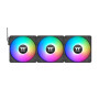 Thermaltake CT120 EX Reverse ARGB Sync |120mm |Pack de 3 |Connexion en série magnétique MagForce 2.0 |PWM 500-2000 tr/min |9 LED