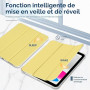 4UBonLife Coque pour iPad A16 11ème Génération 11 Pouces 2025/iPad 10ème Génération 10,9" 2022 avec Porte-Stylet, Housse Étui de