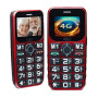 Téléphone portable VOCA V141 4G à grosses touches pour seniors: volume sonore élevé, touches larges, facile à utiliser, modèle b