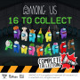 Among Us Crewmate Figures Lot de 8 boîtes Deluxe (S2)