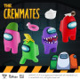 Among Us Crewmate Figures Lot de 8 boîtes Deluxe (S2)