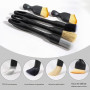 Zhtulck Pinceau Nettoyage Voiture 7 Pièces Pinceau Detailing Auto pour Nettoyer Les Jantes, Les intérieurs de Voiture, Les Fente