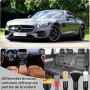 Zhtulck Pinceau Nettoyage Voiture 7 Pièces Pinceau Detailing Auto pour Nettoyer Les Jantes, Les intérieurs de Voiture, Les Fente