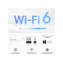 TP-Link Clé WiFi 6 AX300 USB Nano pour PC, Archer TX1U Nano | Format Nano, MU-MIMO, WPA3, mode point d'accès, idéal télétravail/