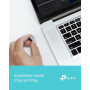 TP-Link Clé WiFi 6 AX300 USB Nano pour PC, Archer TX1U Nano | Format Nano, MU-MIMO, WPA3, mode point d'accès, idéal télétravail/
