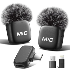 WARM BOX Micro Cravate sans Fil – Plug & Play,Parfait pour TikTok & Vlogs | Micro Cravate 10g,Fixation Magnétique,Réduction De B