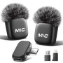 WARM BOX Micro Cravate sans Fil – Plug & Play,Parfait pour TikTok & Vlogs | Micro Cravate 10g,Fixation Magnétique,Réduction De B