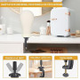 Depsylqz Support de Perruque Renforcé, 160cm Support de Perruque avec Rête de Mannequin, Réglable Trépied de Tête de Perruque, p