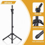 Depsylqz Support de Perruque Renforcé, 160cm Support de Perruque avec Rête de Mannequin, Réglable Trépied de Tête de Perruque, p
