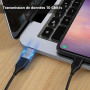 Duttek Adaptateur Femelle USB C vers Mâle USB 10Gbps, Adaptateur USBC vers A OTG Charge Rapide pour iPhone, MacBook, PC, Laptop,