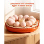 VEVOR Couveuse Œuf Automatique 12 Œufs de Poule Incubateur Œuf pour Éclosion Œufs de Volaille Poussins Canetons Oies Cailles, av