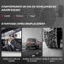 Frankberg 2x Amortisseur à gaz Avant Gauche Droite 464mm Pression de gaz | Compatible avec 3er Break E91 3er E90 3er Coupé E92 R