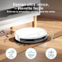2 en 1 Robot Aspirateur Laveur Jusqu'à 5500Pa 3 Modes de Nettoyage 7.8CM | App/Télécommande/2.4G WiFi, Auto-Charge, Automatique