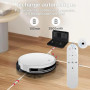 2 en 1 Robot Aspirateur Laveur Jusqu'à 5500Pa 3 Modes de Nettoyage 7.8CM | App/Télécommande/2.4G WiFi, Auto-Charge, Automatique