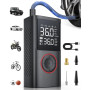 Powools Gonfleur Pneus Voiture Sans Fil 150PSI Compresseur 8.9x4.8x13.8cm | Voiture, Moto, Vélo, Ballon, Conducteurs, Cyclistes,