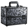 Mallette à Maquillage Valise Maquillage Coffret Rangement avec Doubles Serrures Maquillage Aluminium Boîte de Cosmétique Organis