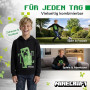 Minecraft Hoodie Boys Kids Gamer Black Creeper Inside Pull à Capuche
