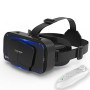Casque VR, Casque Réalité 3D Virtuelle, Casque VR Compatible avec lPhone & Android Phone, Qualité d'image 2K HD & Lumière Anti-B