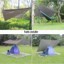 Unigear Tarp Bivouac Léger Imperméable avec Œillets pour Hamac et Camping | Bâche de tente compacte, protection pluie et soleil,