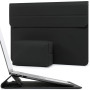 HYZUO 15-16 Pouces Housse pour Ordinateur Portable, Noir | pour MacBook Pro 16 M5-M1 Pro/Max A3428 A3429 2026-2019, XPS 15, MacB