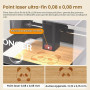 LONGER Ray5 miniS gravure laser, Machine de gravure et découpe laser CNC 5,5W classe 1 avec boîtier, Wi-Fi, arrêt d'urgence, pou