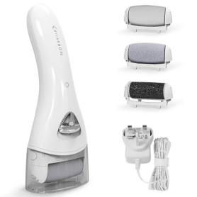 MYCARBON Rapeuse Pieds Pedicure Electrique Professionnel Rechargeable IPX6 Etanche Lime Ponceuse Callosité Corne Peau Morte Lumi