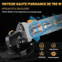 DEKOPRO Meuleuse d'Angle 750W: Ø 115mm Meuleuse d'Angle Électrique avec Poignée Auxiliaire, Capot de Protection, Écrou de Serrag
