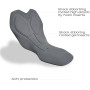 Lo.gas Pantalon de cyclisme long pour homme - Rembourré - Avec bretelles - Pantalon de cyclisme d'hiver - Élasticité - Coupe-ven