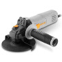 DEKOPRO Meuleuse d'Angle 800W: Ø 125mm Meuleuse d'Angle Électrique avec Poignée Auxiliaire, Capot de Protection, Écrou de Serrag