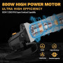 DEKOPRO Meuleuse d'Angle 800W: Ø 125mm Meuleuse d'Angle Électrique avec Poignée Auxiliaire, Capot de Protection, Écrou de Serrag