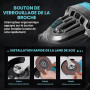 Meuleuse d'angle sans fil pour Makita (sans batterie), 125 mm 10 000 tr/min outil de coupe meuleuse électrique moteur sans balai