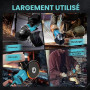 Meuleuse d'angle sans fil pour Makita (sans batterie), 125 mm 10 000 tr/min outil de coupe meuleuse électrique moteur sans balai