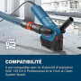 Bosch Professional meuleuse angulaire GWS 7-125 (Ø disque 125 mm, puissance 720 W, avec poignée auxiliaire, flasque de serrage,