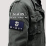 anneratteryer 4 pièces Patch Ecusson Ecusson scratch militaire Patch sac a dos Écusson tactique avec motif tête de mort pour Cas